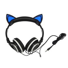 Load image into Gallery viewer, LED Cat Ear Gaming Headphones