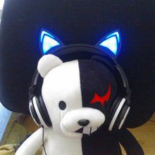 Load image into Gallery viewer, LED Cat Ear Gaming Headphones