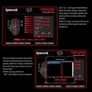 REDRAGON M690 Wireless 4800DPI Gaming Mouse