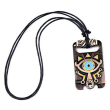 Load image into Gallery viewer, The Legend of Zelda: Eye Symbol Necklace and Key Chain