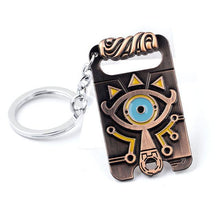 Load image into Gallery viewer, The Legend of Zelda: Eye Symbol Necklace and Key Chain